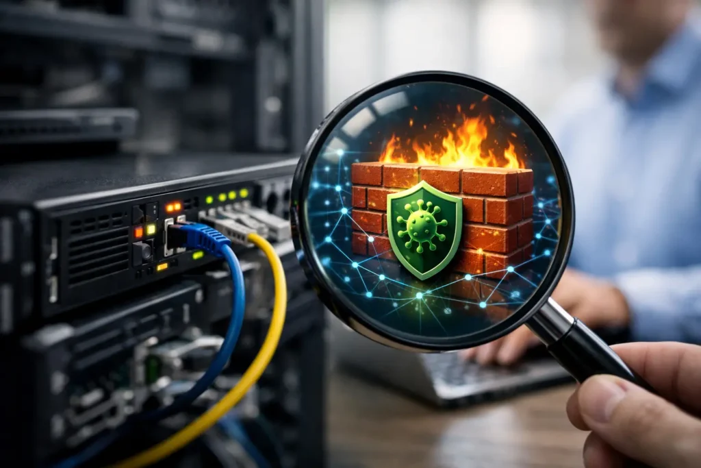 Firewall mit Virenscan für Firmen richtig wählen