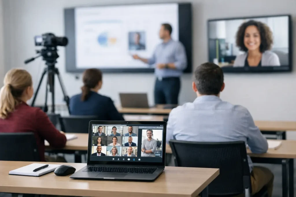 Hybride Klassenräume technisch ausstatten