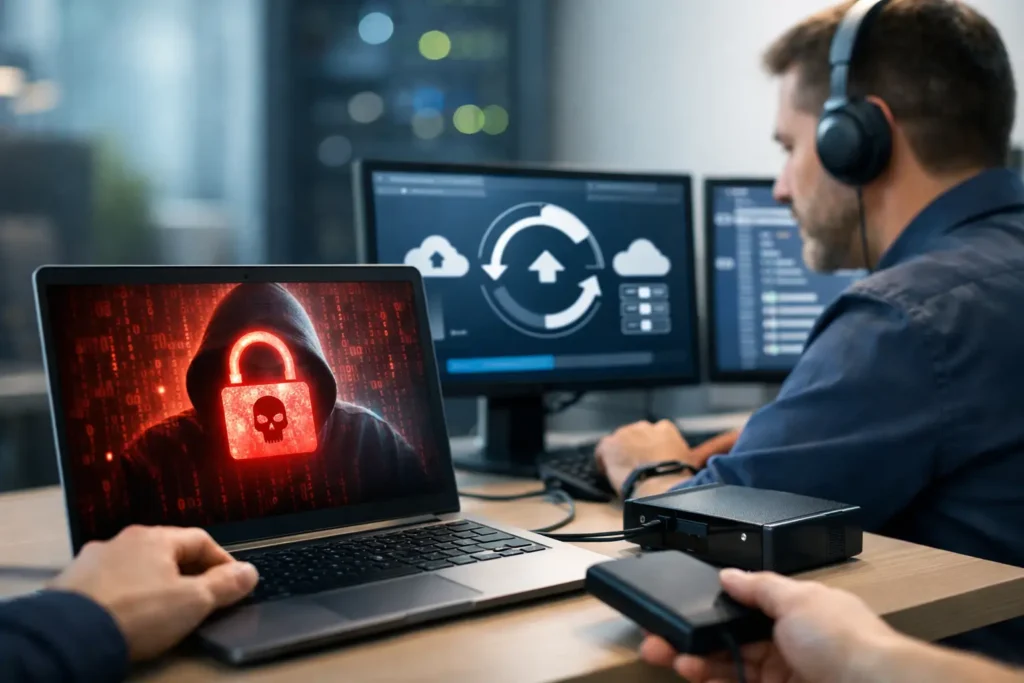 Ransomware-Backup-Wiederherstellung testen