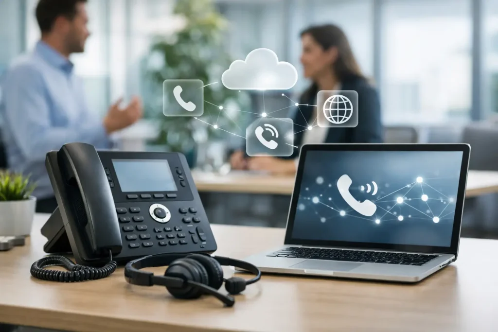 VoIP Telefonanlage für die Firma wählen