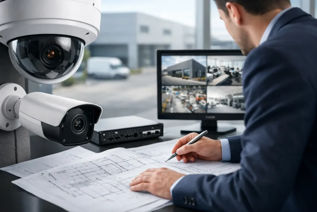 Hikvision Kamera System für Gewerbe planen
